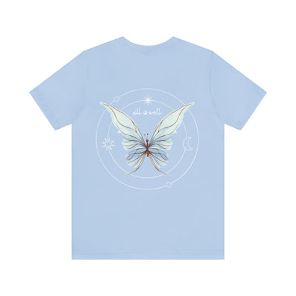 All Is Well T-Shirt: Baby Blue