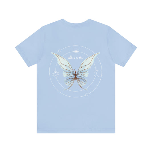 All Is Well T-Shirt: Baby Blue