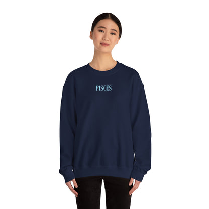 Pisces Sweatshirt: Navy Blue