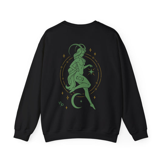 Capricorn Sweatshirt: Black