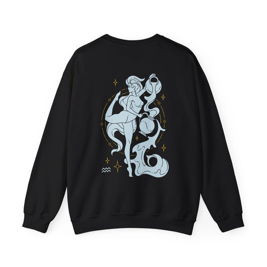 Aquarius Sweatshirt: Black