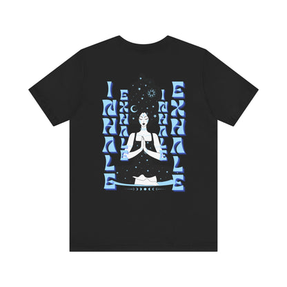 I Radiate Love: Inhale/Exhale T-SHIRT BLACK