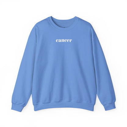 Cancer Sweatshirt : Carolina Blue