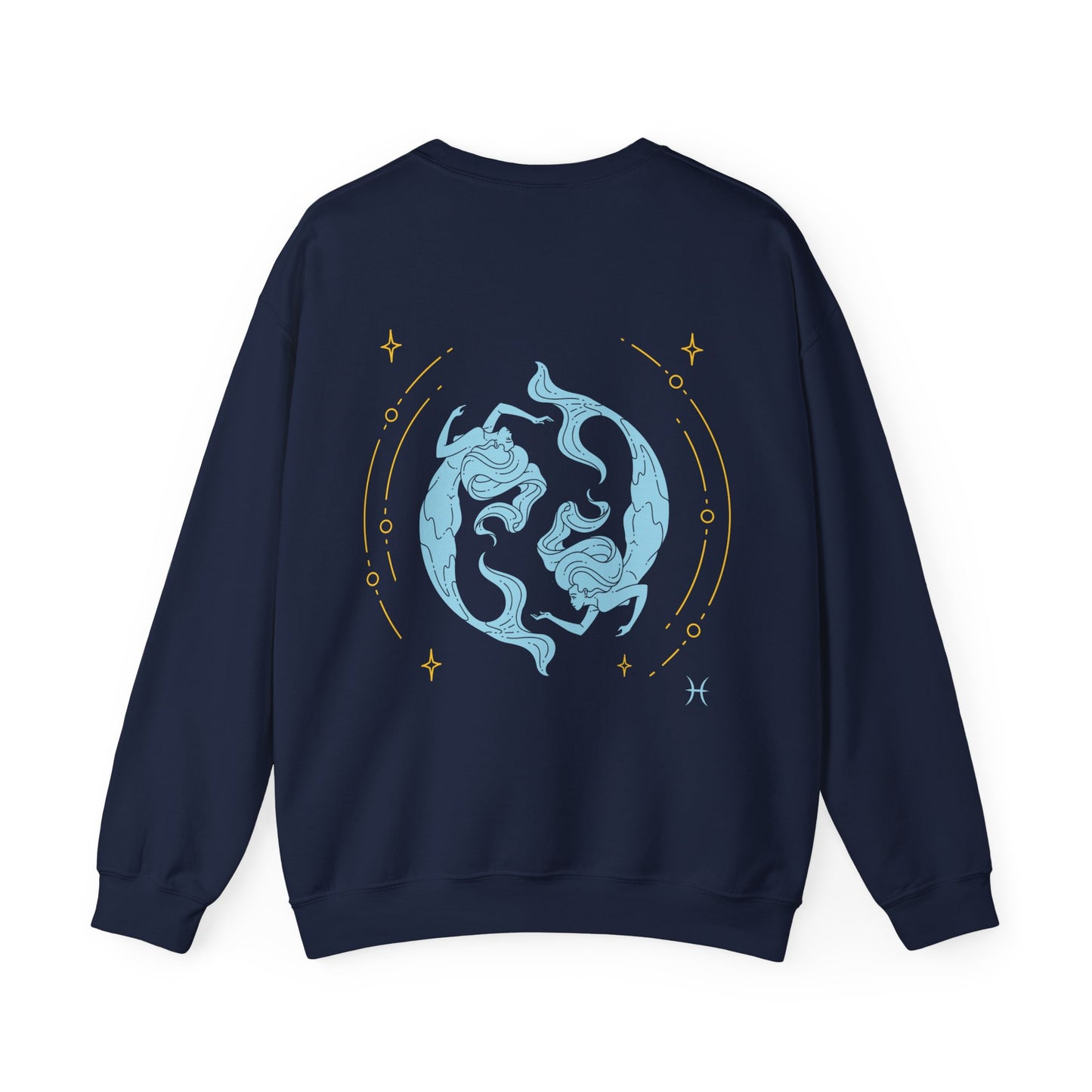 Pisces Sweatshirt: Navy Blue