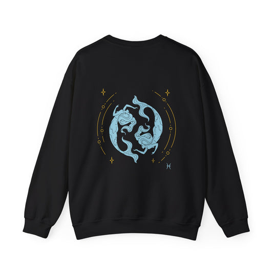 Pisces Sweatshirt: Black