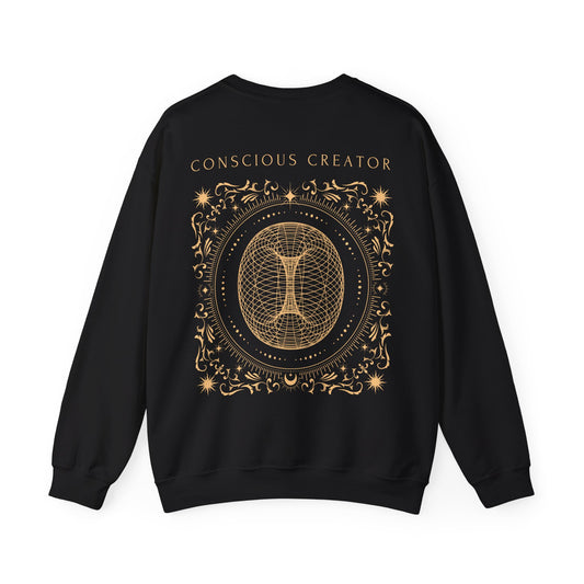 Conscious Creator Sweatshirt: Black