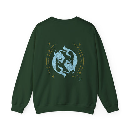 Pisces Sweatshirt: Forest Green