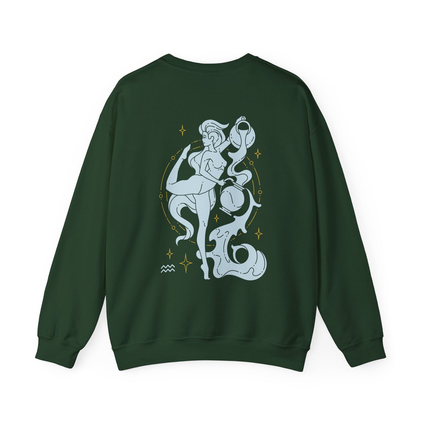 Aquarius Sweatshirt: Forest Green