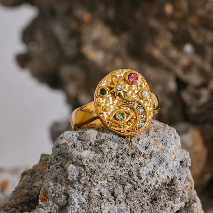 Celestial Gold Ring