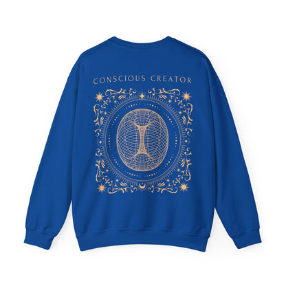 Conscious Creator Sweatshirt: Blue