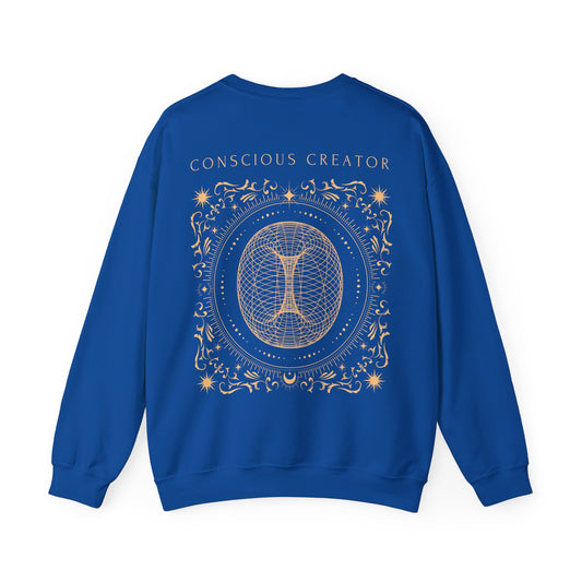 Conscious Creator Sweatshirt: Blue