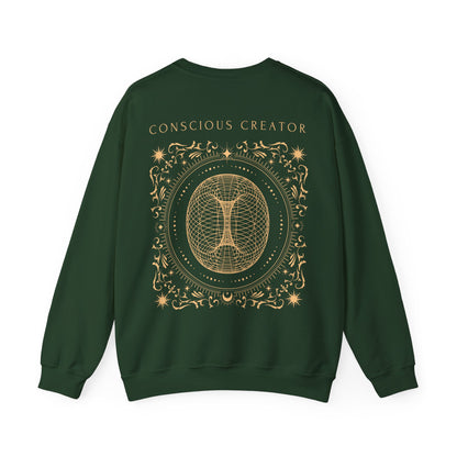 Conscious Creator Sweatshirt: Forest Green